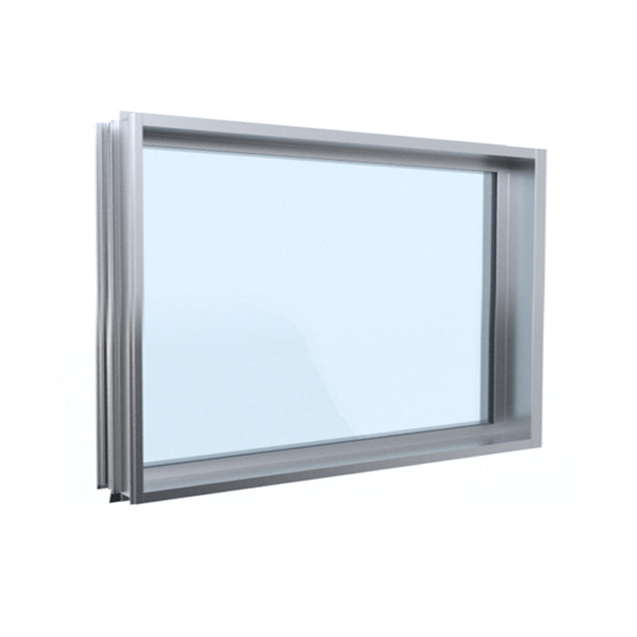 Fixed Window H600 x W2400 Pearl White / Clear / 100mm Reveal