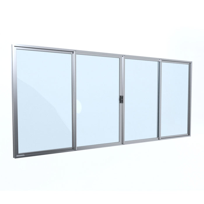 In Stock Now - Sliding Window Centre Opening H1200 x W2105 Primrose / Clear / Diamond Grille / No Reveals