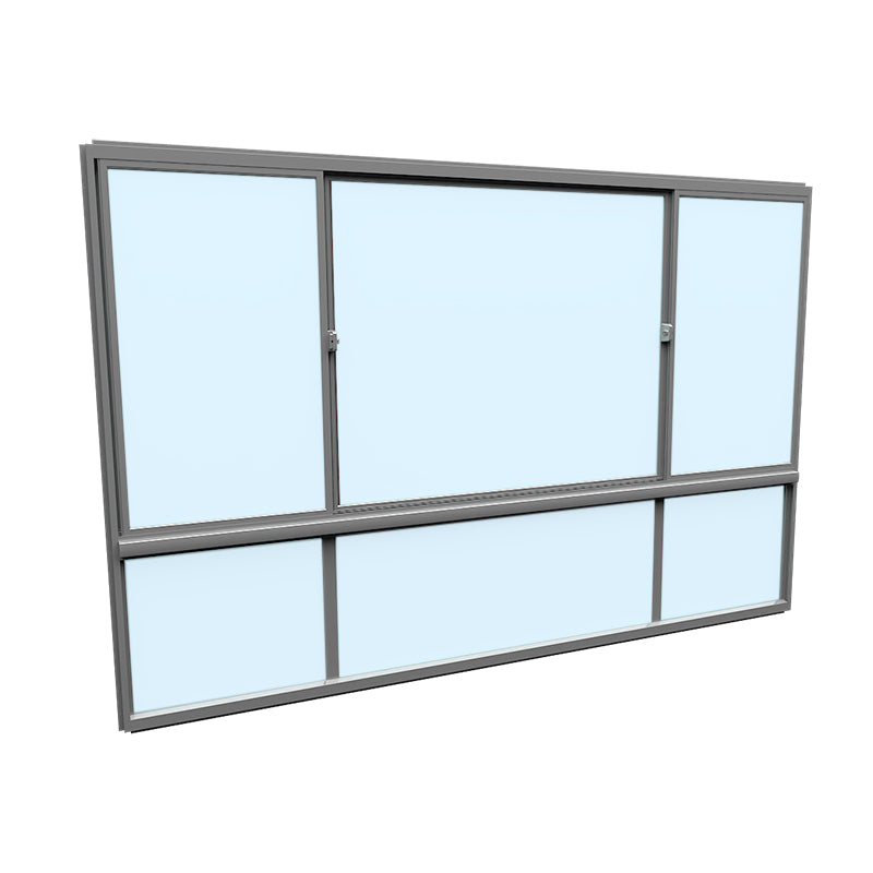 Fixed Window Over Slider Slide / Fixed / Slide H1800 x W2700 — windowanddoorsupplies.com.au