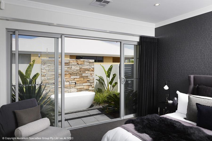 Sliding Door H2100 x W3000 Four Panel Centre Opening
